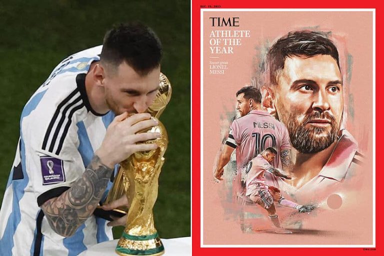 Messi es el atleta del año para la revista Time