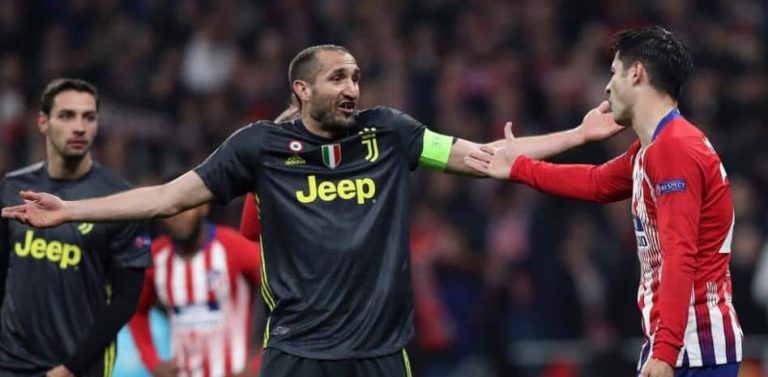 Chiellini, otro que se atreve a menospreciar al Atlético