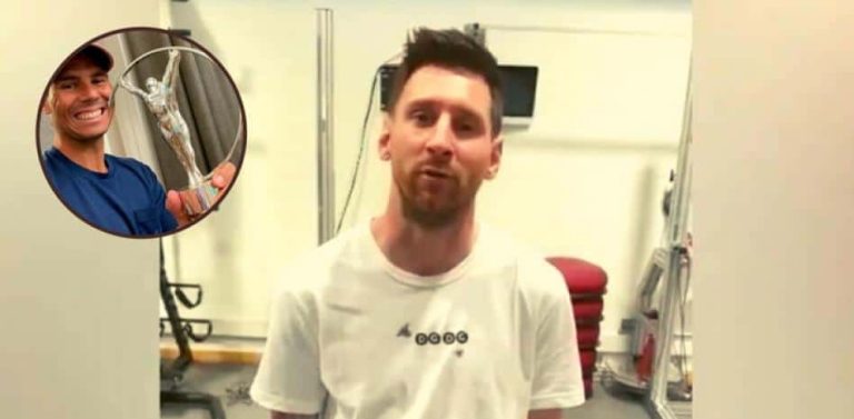 Messi contribuye al Museo de Rafa Nadal con su regalo más especial