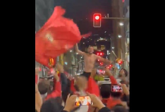 (VIDEO) Lo festejó con locura: Jean Carlos Blanco y su euforia por la clasificación a Sudamericana