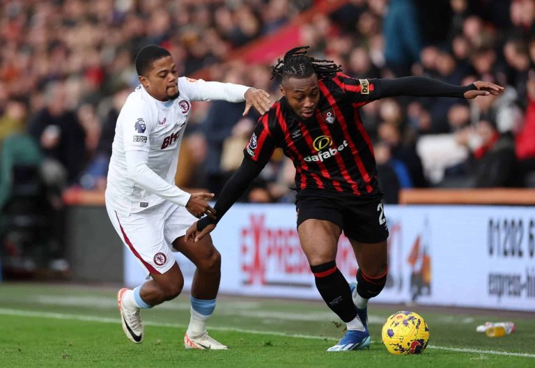 (VIDEO) EN EL FINAL: Aston Villa salvó empate ante Bournemouth