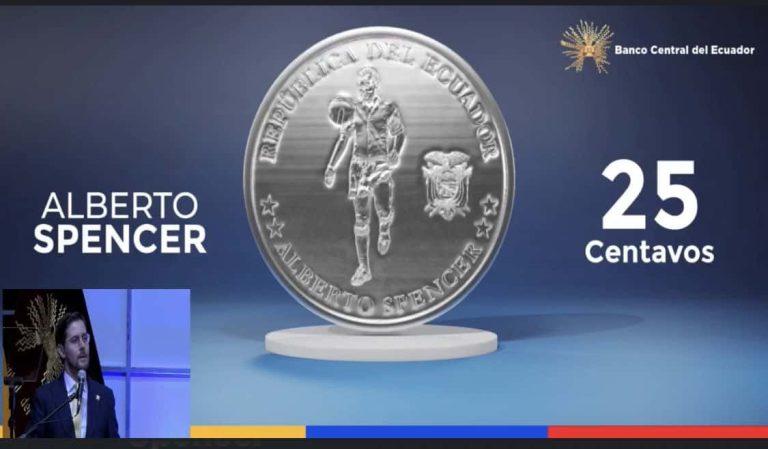 ¡La moneda Alberto Spencer entra en circulación!