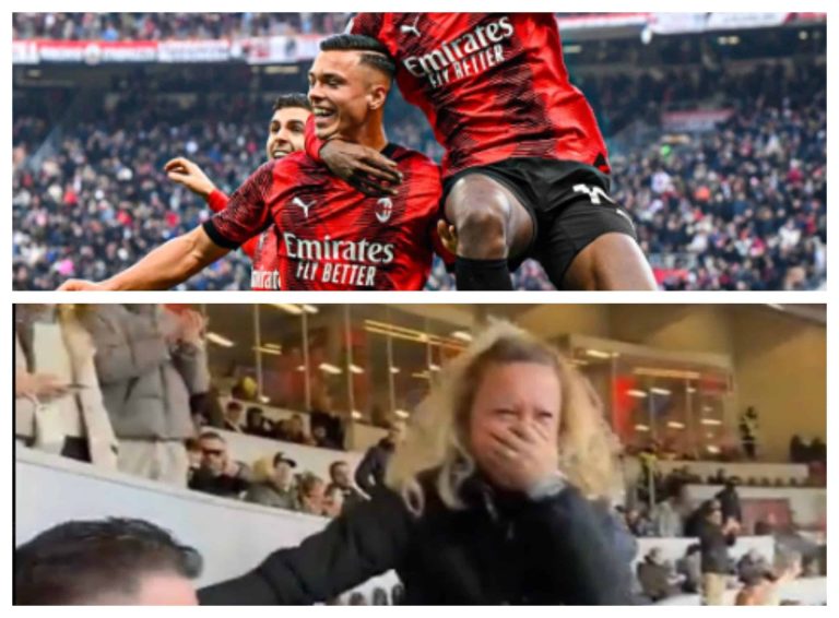 (VIDEO) EMOTIVO: Debutó con el AC Milan, anotó y así reaccionó su familia