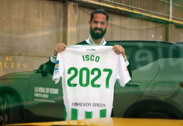 OFICIAL: Isco renovó con el Betis hasta 2027