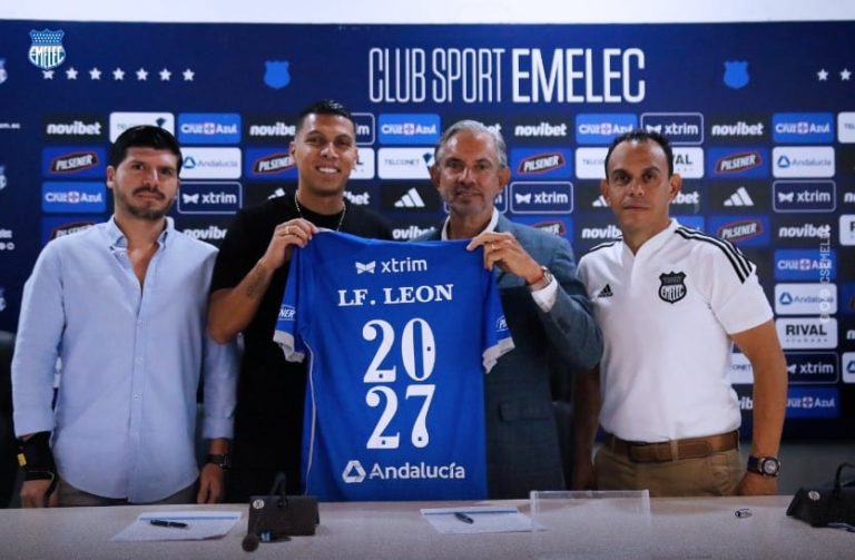 Noticia Banco Guayaquil // OFICIAL: LF León renovó con Emelec hasta 2027