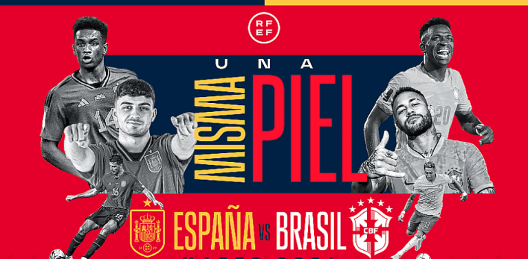 Por la lucha contra el racismo: El España-Brasil ya tiene fecha
