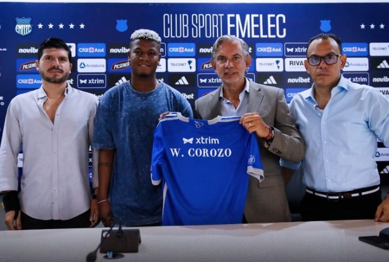 (FOTOS) Emelec presentó oficialmente a Washington Corozo
