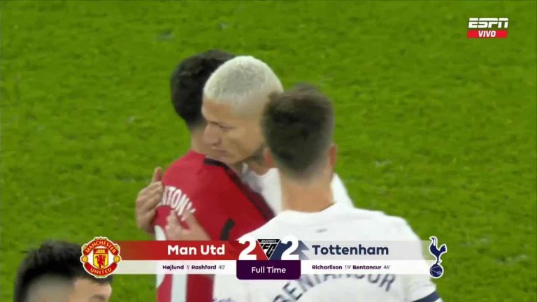 (VIDEO) EMPATE EN OLD TRAFFORD: Igualdad entre el Man. Utd  y Tottenham