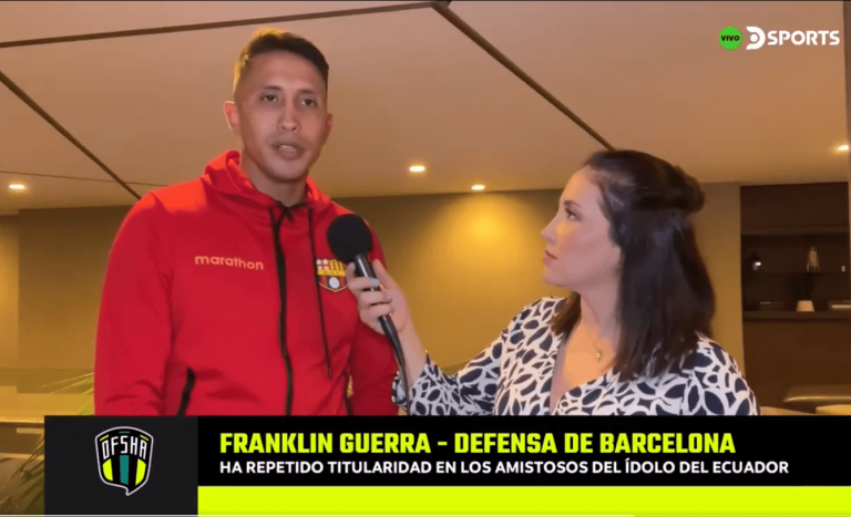 (VIDEO) Franklin Guerra: “Me siento muy bien en la posición que estoy”