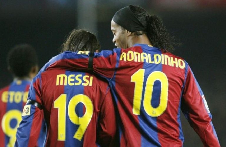 Nostalgia: El comentario de Messi a un posteo de Ronaldinho en Instagram