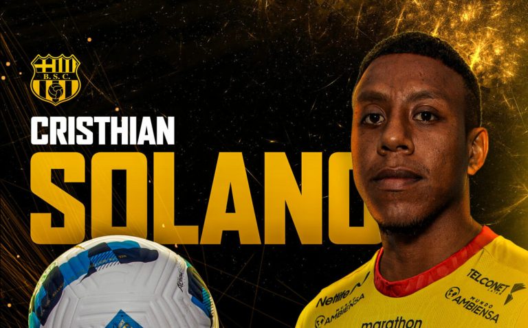 (VIDEO) OFICIAL: Cristhian Solano, nuevo refuerzo de Barcelona Sporting Club