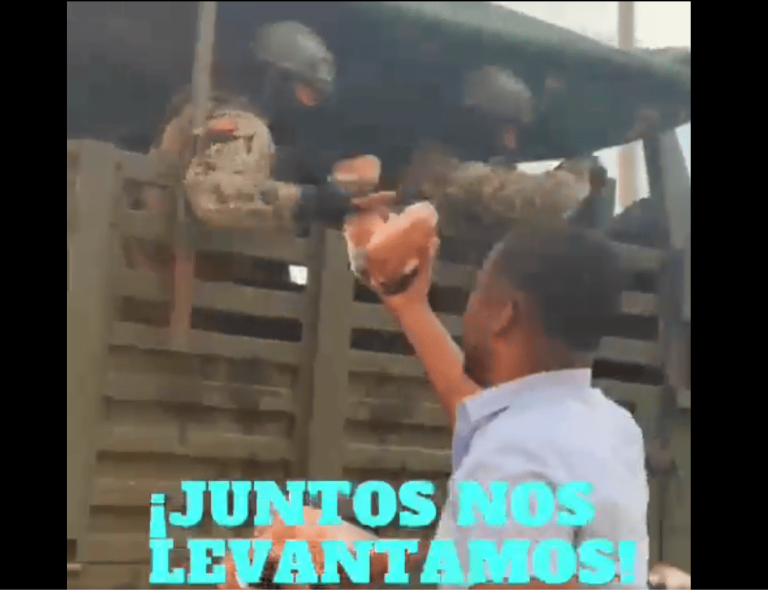 #StudioNews (VIDEO) Frickson Erazo se unió al apoyo a las Fuerzas Armadas