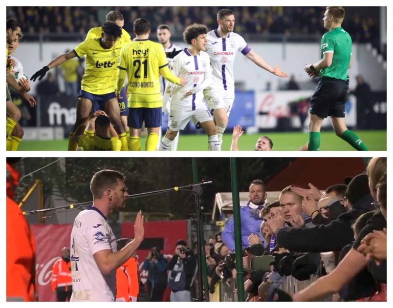 Incidentes en el partido del Union St. Gilloise de Kevin Rodríguez y el Anderlecht de Nilson Angulo