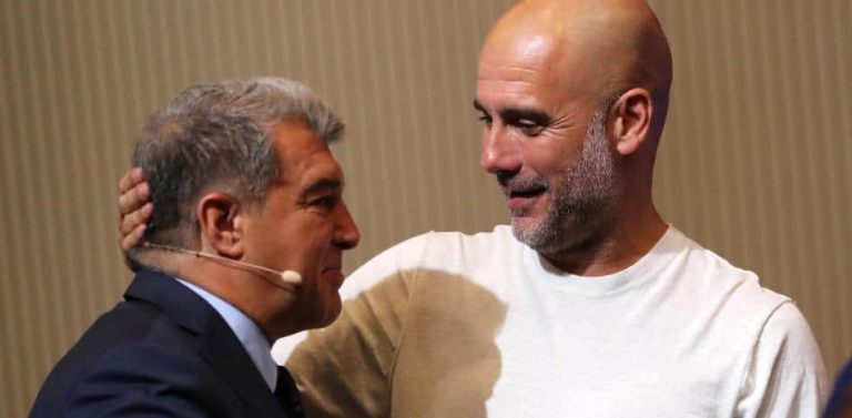Tanto Laporta como Pep no contemplan el regreso