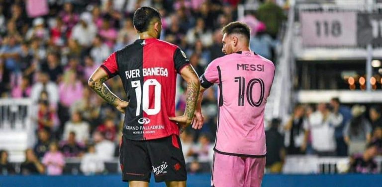 Messi jugó una hora en el empate del Inter Miami ante Newell’s