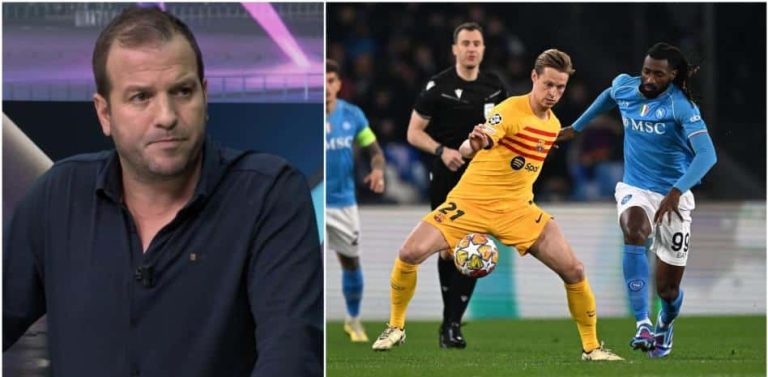 Dura crítica de Van der Vaart a De Jong: “Juega como un cartero”