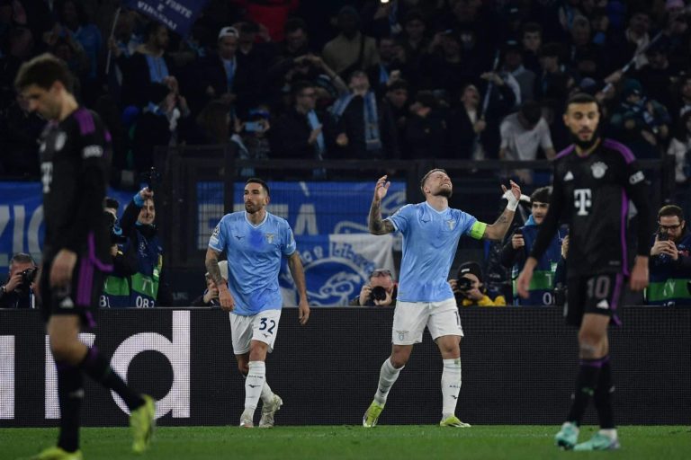 (VIDEO) Lazio dio la sorpresa y derrotó a Bayern Múnich en la ida de los octavos de Champions