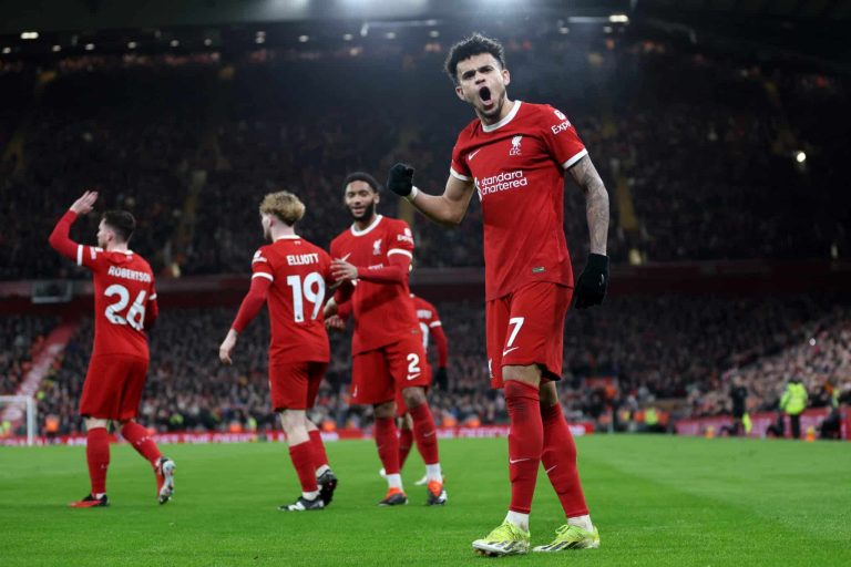 (VIDEO) Reacción del Liverpool para golear al Luton Town