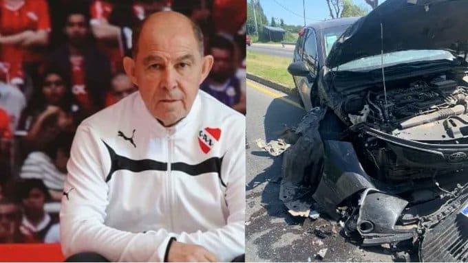 (VIDEO) Bochini sufrió un accidente automovilístico en Argentina: Tuvo heridas menores