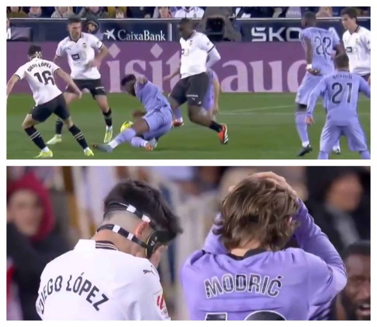 (VIDEO) La terrible lesión de Diakhaby en el Valencia vs Real Madrid
