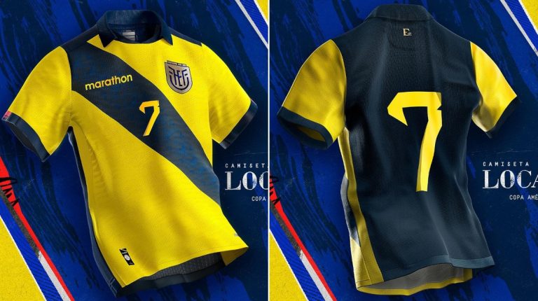 (VIDEO) LOS DETALLES de la camiseta ‘corregida’ de Ecuador para la Copa América