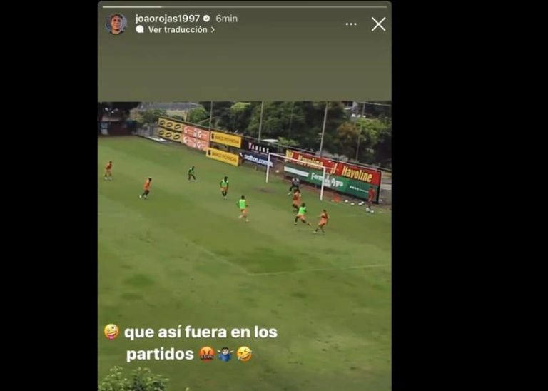 (VIDEO) GRAN DEFINICIÓN: El golazo de Joao Rojas en el entrenamiento de BSC