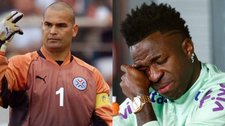 “¿Por qué se pone a llorar?”: Chilavert vuelve a la carga en el tema Vinicius Jr