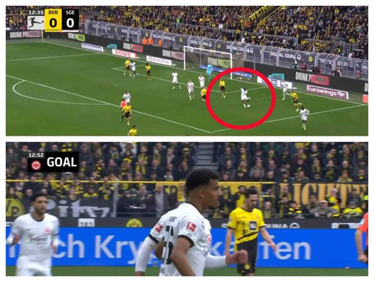 (VIDEO) ANTE EL DORTMUND: Pacho y un gran pase que fue clave en el gol del Eintracht