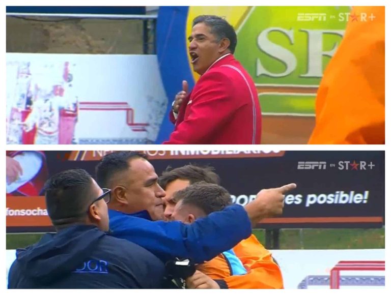 ¡FINAL CALIENTE EN ECHALECHE! Problemas entre Salas y Cumbicus luego del partido