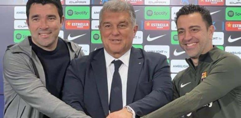 Laporta explica la apuesta por Xavi: “Este equipo necesita estabilidad”
