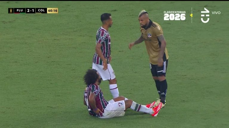 (VIDEO) SE SACARON CHISPAS: El encontrón entre Marcelo y Arturo Vidal
