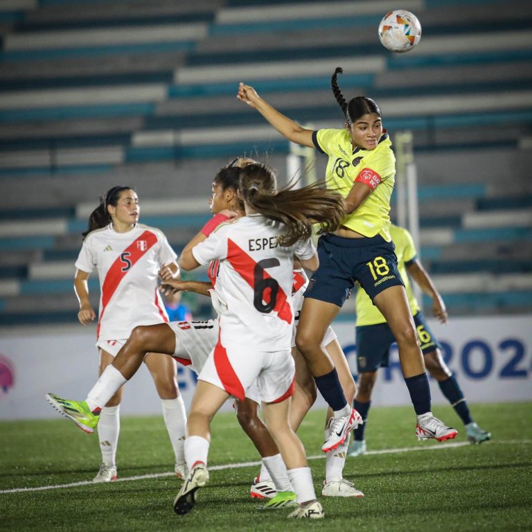 (VIDEO) Ecuador cayó ante Perú en el Sudamericano Sub20 femenino