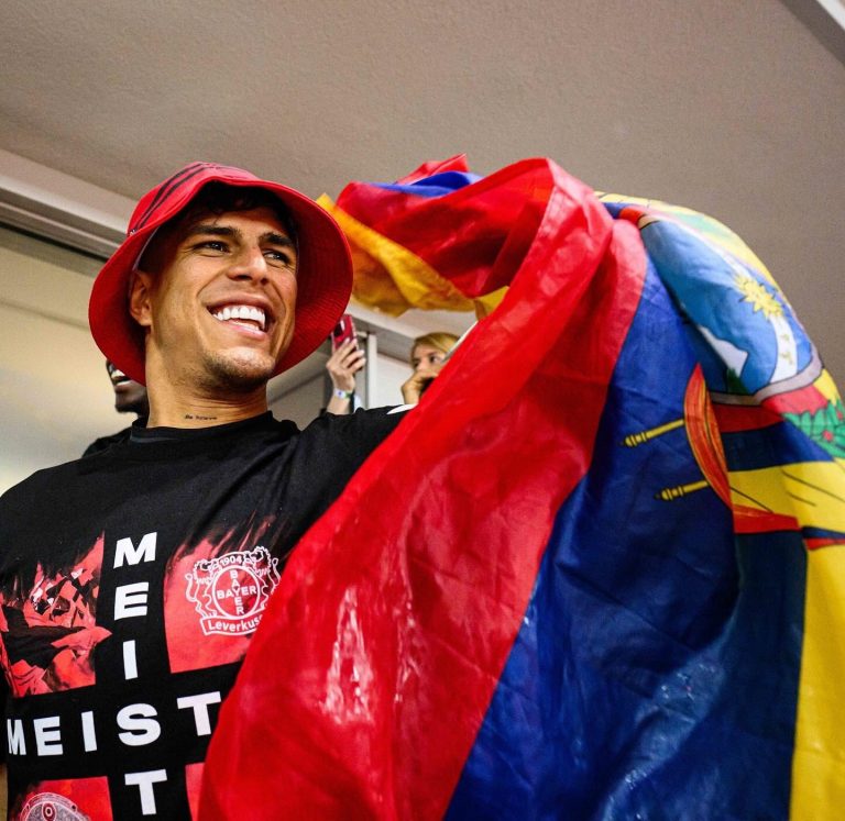 Piero Hincapié, el más feliz: “Vamoooo”