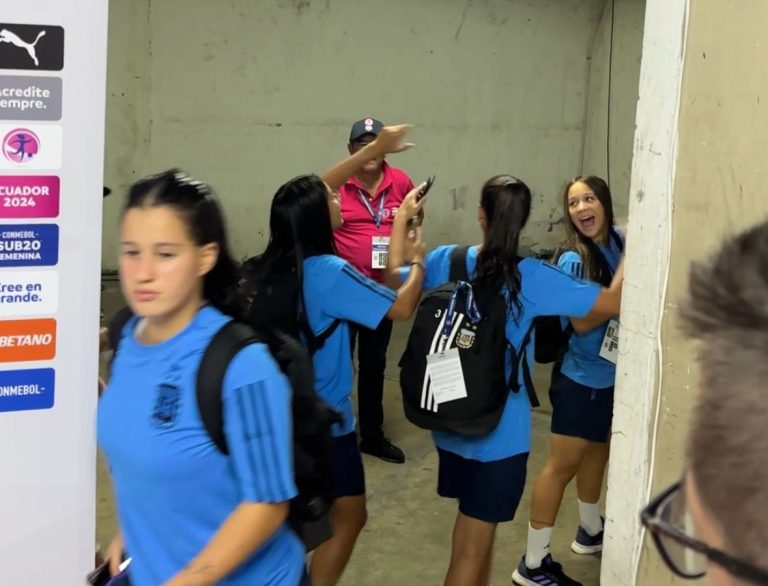 (VIDEO) Música a todo volumen: Festejo de Argentina Sub 20 en el estadio Modelo de Guayaquil