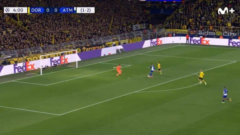 (VIDEO) El tremendo fallo de Álvaro Morata frente al Borussia Dortmund
