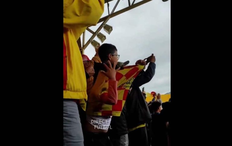 (VIDEO) Emotiva celebración de un niño hincha del Aucas en el 2do GOL Vs. Libertad