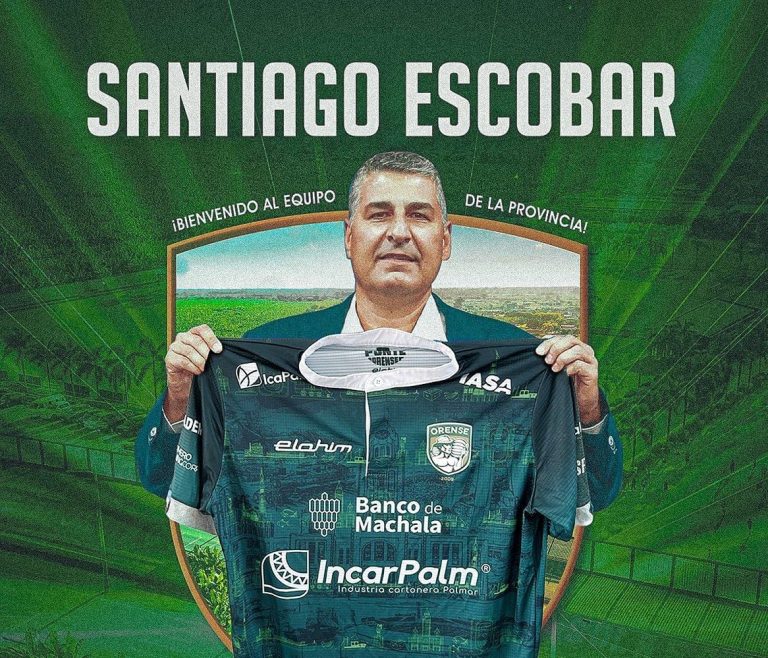 OFICIAL: Santiago Escobar es nuevo DT de Orense