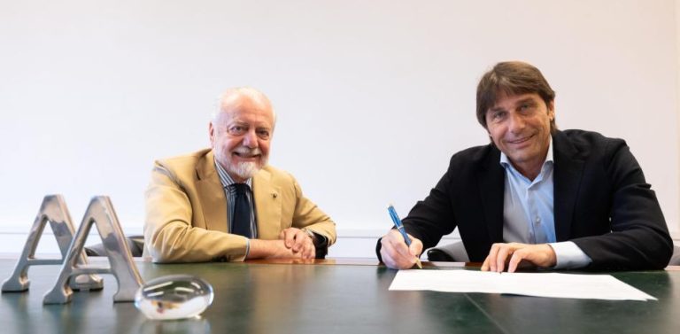 ¡Oficial! Antonio Conte nuevo entrenador del Napoli hasta 2027