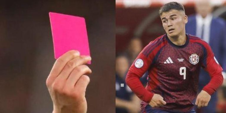 Se estrenó la tarjeta rosada en la Copa América 2024