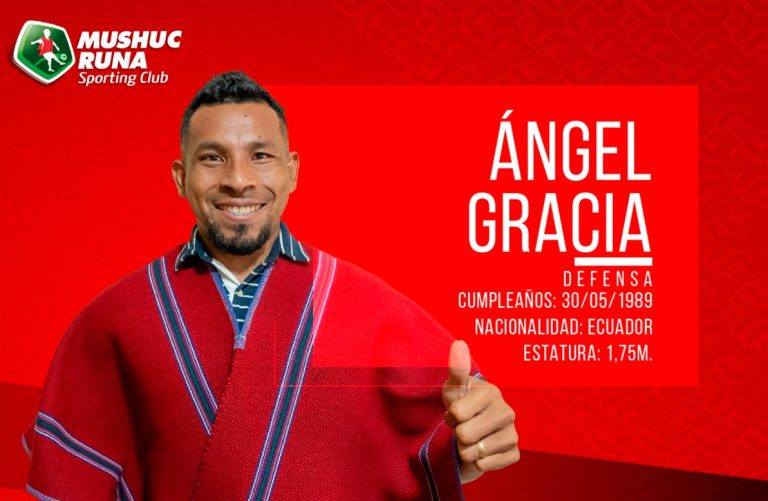OFICIAL: Ángel Gracia, nuevo jugador de Mushuc Runa