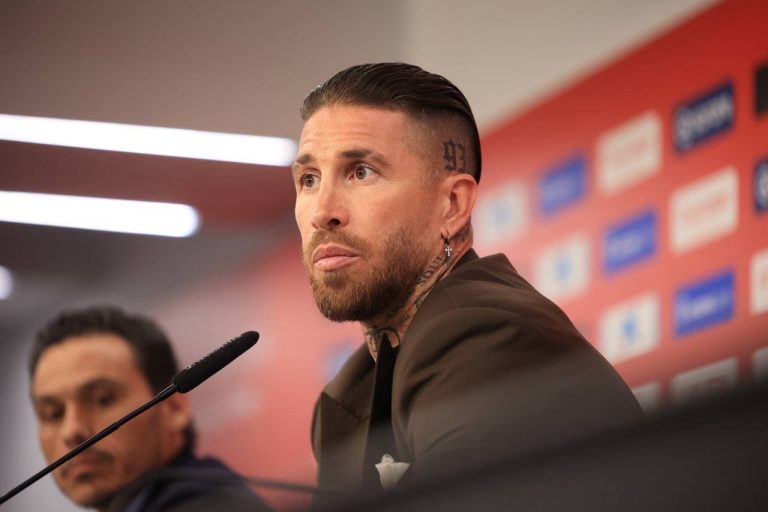 Sergio Ramos se despidió del Sevilla