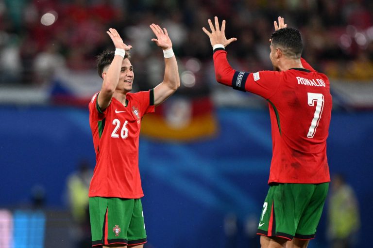 El récord de Francisco Conceição tras anotar el gol de la victoria de Portugal