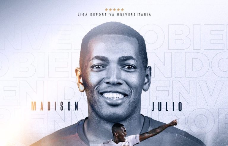 OFICIAL: Madison Julio es nuevo jugador de LDU