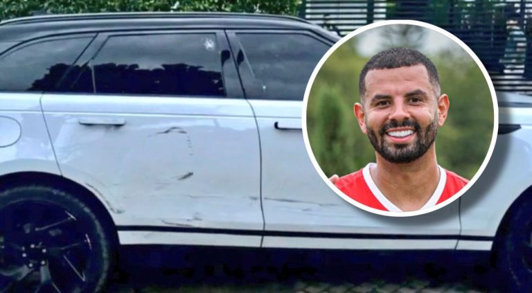 Edwin Cardona sufrió un intento de robo; sujetos le dispararon al carro en el que se transportaba