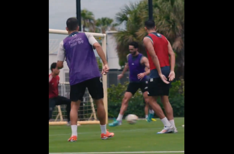 (VIDEO) El golazo de Leonardo Campana en el entrenamiento del Inter Miami