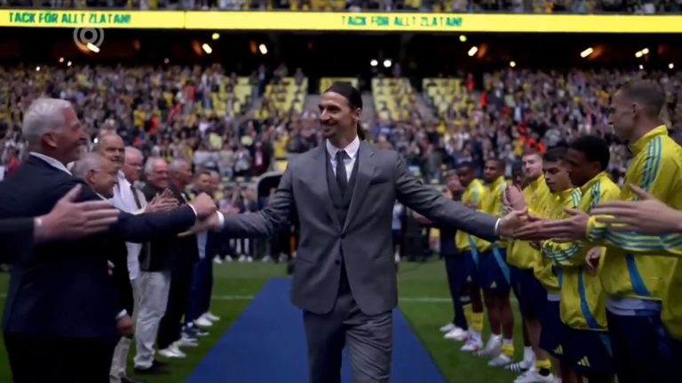 (VIDEO) Homenajearon a Zlatan Ibrahimovic en Suecia