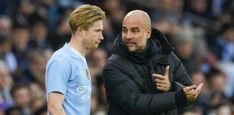 Pep Guardiola y De Bruyne separan sus caminos