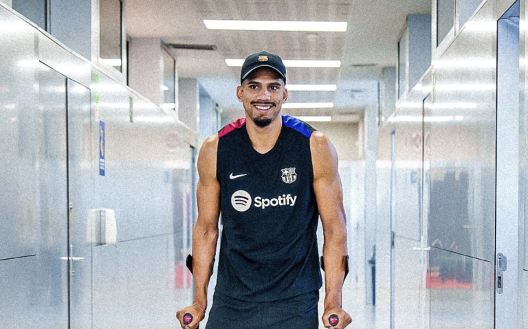 Araujo empieza su recuperación: “Pronto estaré dando guerra”