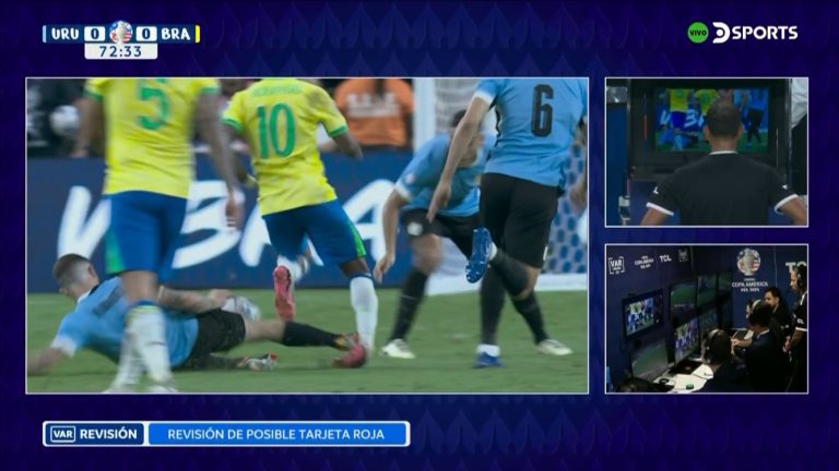 (VIDEO) ¡De cárcel! La brutal patada de Nahitan Nández a Rodrygo
