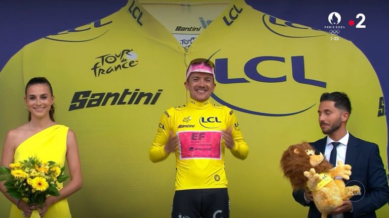 ¡La ‘Locomotora’ se viste de amarillo! Carapaz es el nuevo líder del Tour de Francia